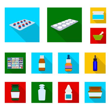 Hastane vektör tasarımı ve yardım logosu. Web için hastane ve sağlık stok sembolü koleksiyonu.