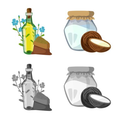 Sağlıklı ve sebze simge vektör tasarımı. Tarım hisse senedi vektör çizim ve sağlıklı kümesi.