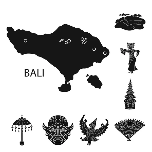 Vektor ilustrasi dan simbol tradisional. Set dari dan bali simbol stok untuk web . - Stok Vektor