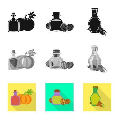 Sağlıklı ve sebze simge vektör tasarımı. Tarım hisse senedi vektör çizim ve sağlıklı topluluğu.