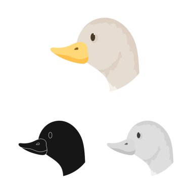 İnek ve yüz sembolüvektör tasarımı. İnek ve peynir stok vektör illüstrasyon koleksiyonu.