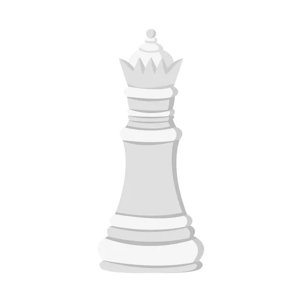 Conception vectorielle de la reine et de l'icône du tableau. Ensemble de symbole de stock de reine et de mate pour le web . — Image vectorielle
