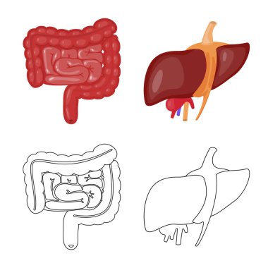 Biyoloji ve bilimsel simge yalıtılmış nesne. Hisse senedi için biyoloji ve laboratuvar vektör simge topluluğu.