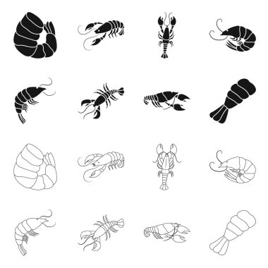 Meze ve okyanus simge vektör Illustration. Meze dizi ve hisse senedi için incelik vektör simgesi.