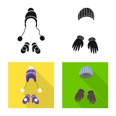 Giysi tasarım vektör ve logo doku. Giysi koleksiyonu ve hisse senedi için hava vektör simgesi.