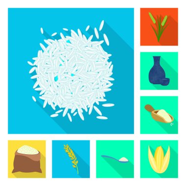 Ham ve tarımsal işaret vektör tasarımı. Web için ham ve ekolojik stok sembolü koleksiyonu.