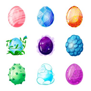 Dinozor ve sihirli simge vektör tasarımı. Dinozor ve fantezi hisse senedi vektör çizim topluluğu.