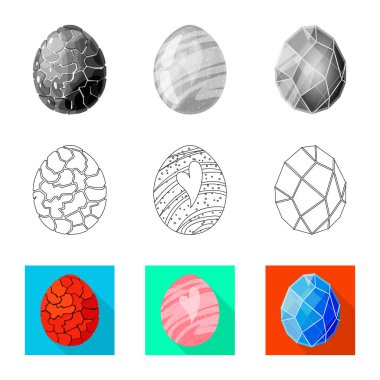 Hayvan ve tarih öncesi simge vektör Illustration. Hayvan ve sevimli hazır vektör çizim topluluğu.