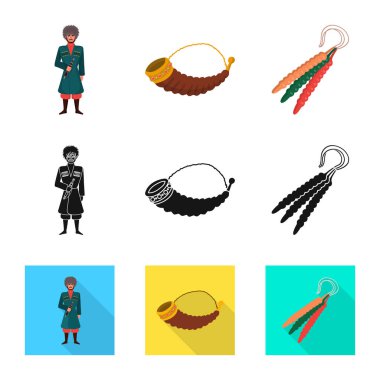 Kültür ve gezi simge vektör tasarımı. Kültür ve özgünlük hisse senedi vektör çizim topluluğu.