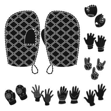 Sıcak ve konfor sembolü izole nesne. Stok için sıcak ve stil vektör simgesinin toplanması.