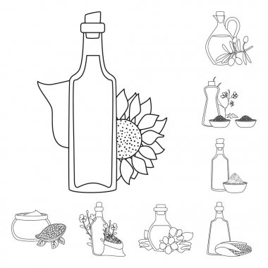 Sağlıklı ve bitkisel işareti izole nesne. Web için sağlıklı ve organik stok sembolü toplama.