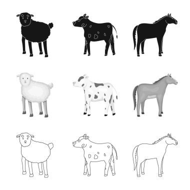 Üreme ve mutfak işareti tasarımı vektör. Koleksiyon ıslahının ve organik vektör hisse senedi simgesi.