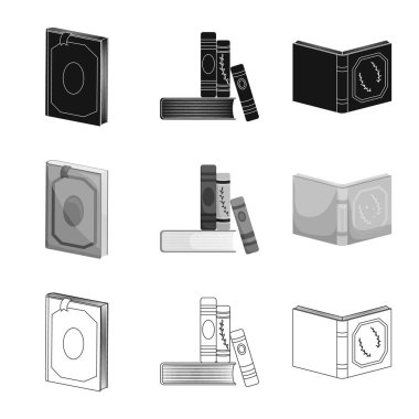 İşareti eğitim ve kapak tasarımını vektör. Eğitim ve kitabevi hisse senedi simgesi için web topluluğu.