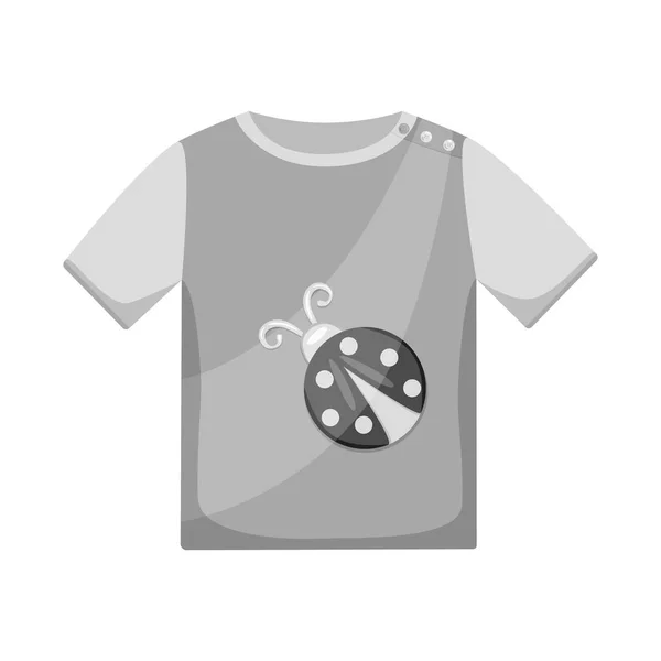 Vektorový design triček a dětských CEdit. Sada symbolů pro tričko a trička pro web. — Stockový vektor