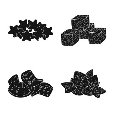 Parti ve pişirme simgesinin yalıtılmış nesnesi. Web için parti ve gevrek stok sembolü seti.