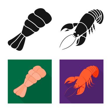 Meze ve okyanus sembolü yalıtılmış nesne. Meze ve incelik hisse senedi simgesi için web topluluğu.