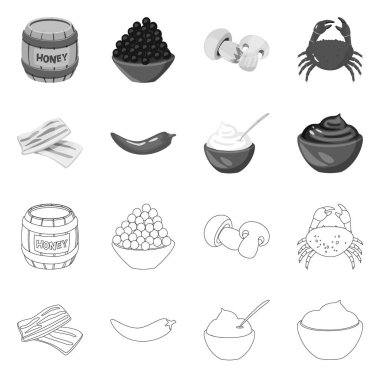 İşareti tat ve ürün yalıtılmış nesne. Tat ve hisse senedi simgesi web için pişirme.