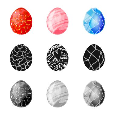 Hayvan ve tarih öncesi logosu yalıtılmış nesne. Hayvan ve sevimli hisse senedi simgesi için web topluluğu.