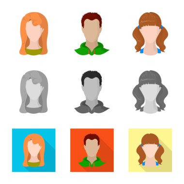 Profesyonel ve fotoğraf simge vektör tasarımı. Profil stok vektör çizim ve profesyonel kümesi.