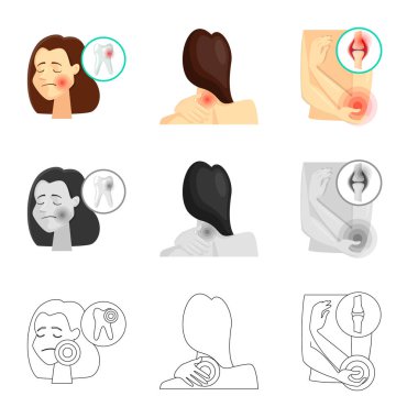 Hastane ve işleme sembol yalıtılmış nesne. Hastane ayarla ve vektör simge stok için yardım.