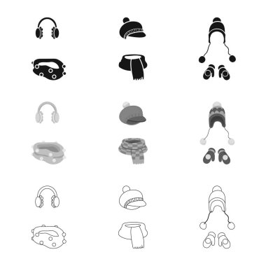 Giysi tasarım vektör ve simge doku. Elbiselerini ayarlamak ve hisse senedi simgesi web için hava.