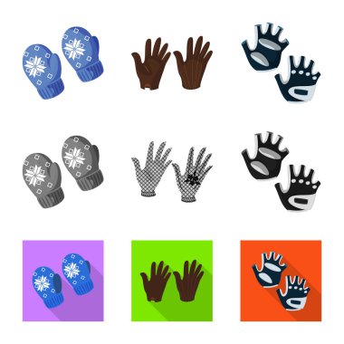 Vektör çizim silueti ve güvenlik sembolü. Siluet ve konfor hisse senedi vektör çizim topluluğu.