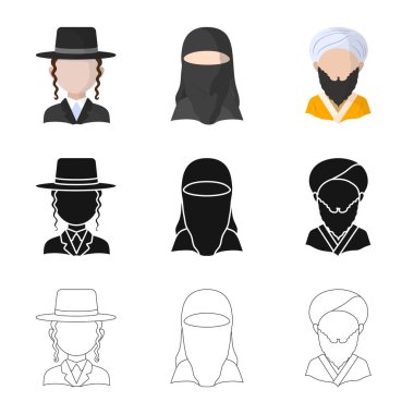Kopyacı ve ikamet logo vektör tasarımı. Kopyacı ve hisse senedi için kültür vektör simge kümesi.