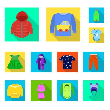 Moda ve giysi simge vektör tasarımı. Moda ve pamuk hisse senedi simgesi için web topluluğu.