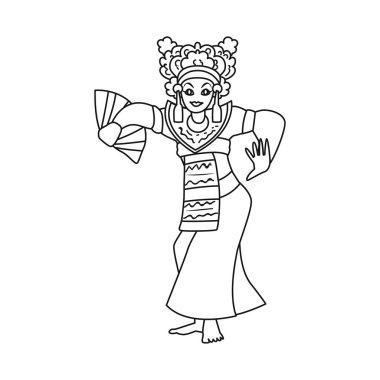 Kız ve kültür işareti vektör illüstrasyon. Web için kız ve kadın stok sembolü Koleksiyonu.