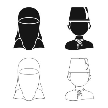 Kopyacı ve ikamet logo vektör çizimi. Kopyacı ve kültür hisse senedi simgesi için web topluluğu.