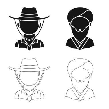 Kopyacı ve yerleşik simge vektör tasarımı. Kopyacı ve kültür hisse senedi simgesi için web topluluğu.