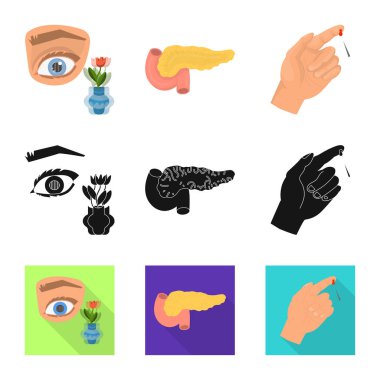 Diyet ve tedavi işareti yalıtılmış nesne. Diyet ve ilaç hisse senedi simgesi için web topluluğu.