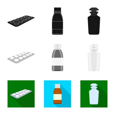 Perakende ve sağlık logo vektör çizimi. Perakende ve sağlık hisse senedi vektör çizim topluluğu.