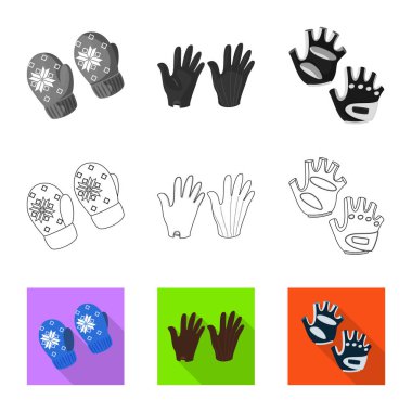 Siluet ve güvenlik işareti yalıtılmış nesne. Hisse senedi için konfor ve siluet vektör simge kümesi.