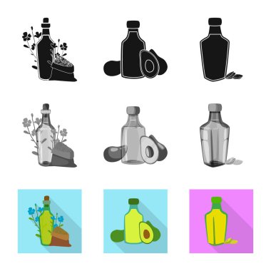 Sağlıklı ve sebze işareti yalıtılmış nesne. Sağlıklı kümesi ve web için tarım hisse senedi simgesi.