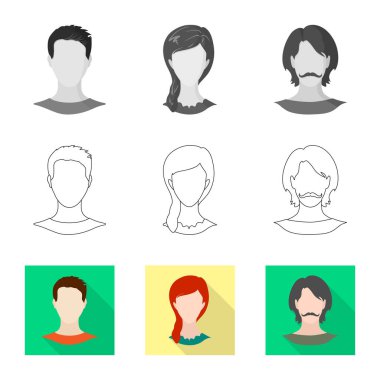 Profesyonel ve fotoğraf simge vektör tasarımı. Profil stok vektör çizim ve profesyonel topluluğu.