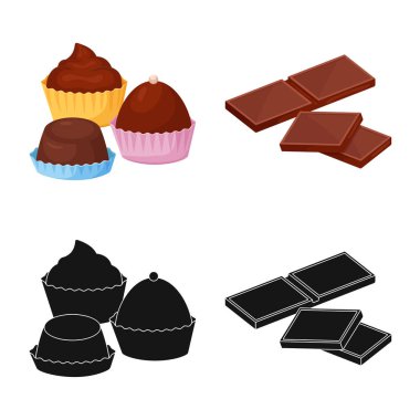 Gıda ve nefis işareti yalıtılmış nesne. Gıda ve web için kahverengi hisse senedi simgesi.