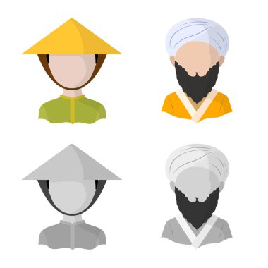 Kopyacı ve yerleşik simge vektör tasarımı. Kopyacı ve kültür hisse senedi simgesi için web topluluğu.