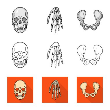 Tıp ve klinik simge vektör Illustration. İlaç ve tıbbi hisse senedi vektör çizim koleksiyonu.