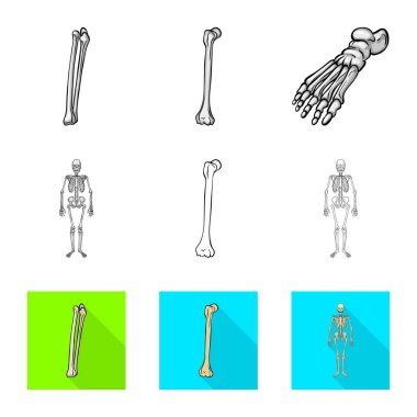 Tıp ve klinik logo vektör tasarımı. İlaç ve tıbbi hisse senedi vektör çizim.