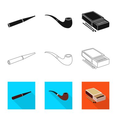 Çöp tasarımını vektör ve logo durdurmak. Çöp ve alışkanlık hisse senedi simgesi için web topluluğu.