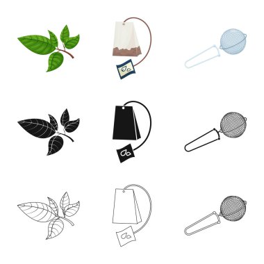 Sağlıklı ve çiçek logo vektör Illustration. Web için sağlıklı ve degrade hisse senedi simgesi kümesi.