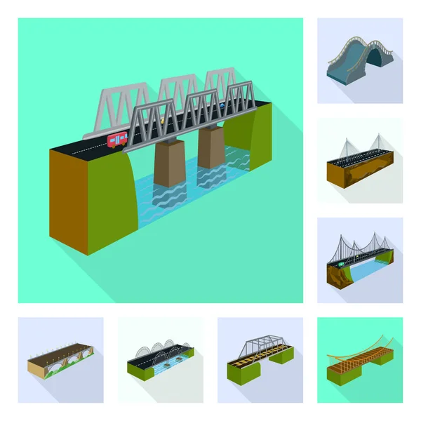 Projeto vetorial de conexão e símbolo de design. Coleção de conexão e ilustração vetorial de estoque lateral . — Vetor de Stock