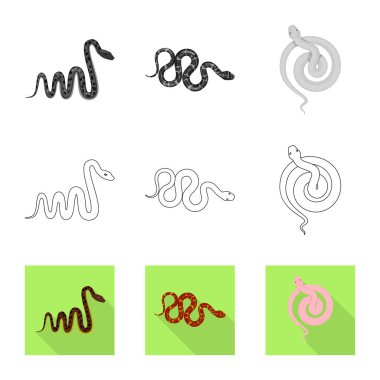 Mammal ve tehlike işareti yalıtılmış nesne. Memeli ve tıp hisse senedi vektör çizim seti.