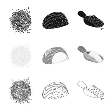 Kırpma ve ekolojik sembolü yalıtılmış nesne. Kırpma ve web için hisse senedi simgesi yemek koleksiyonu.