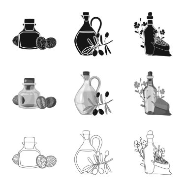 Sağlıklı ve sebze simgesi yalıtılmış nesne. Sağlıklı kümesi ve web için tarım hisse senedi simgesi.