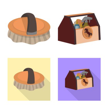 Vektör çizim ekipmanları ve iz sürme. Ekipman ve rekabet hisse senedi simgesi için web topluluğu.