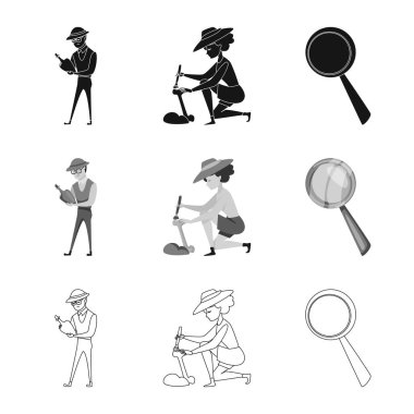 Hikaye ve öğeleri simge yalıtılmış nesne. Hikaye ve öznitelikleri koleksiyonu stok web simgesi.