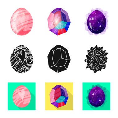 Hayvan ve tarih öncesi logo vektör tasarımı. Web için hayvan ve sevimli hisse senedi simgesi kümesi.