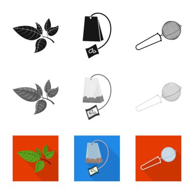 Sağlıklı ve çiçek logosu yalıtılmış nesne. Sağlıklı ve degrade hisse senedi vektör çizim topluluğu.